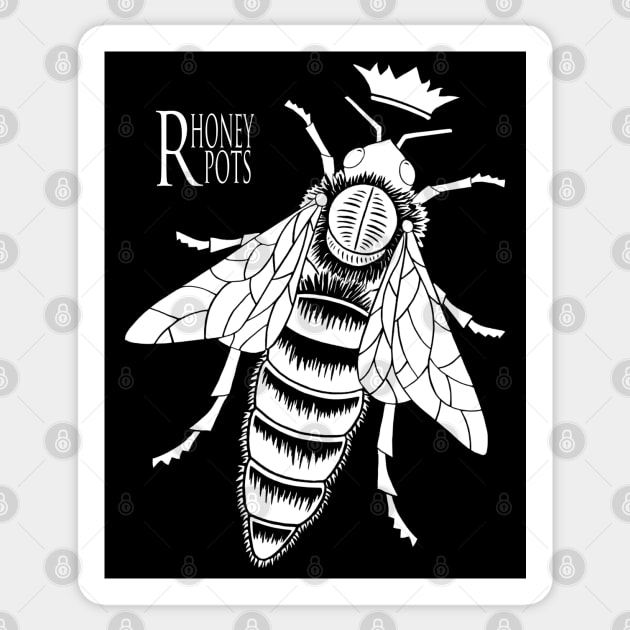 Queen Bee Sticker by R Honey Pots